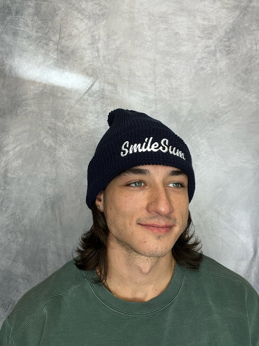 SmileSum Waffle Beanie