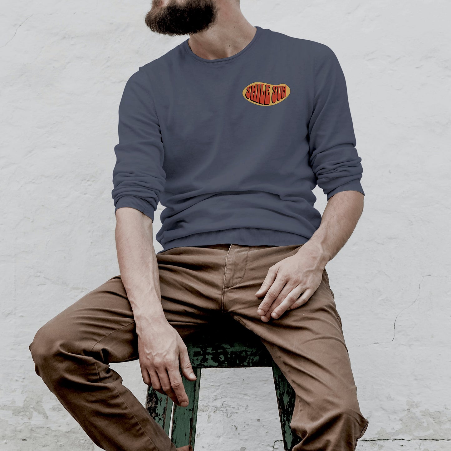 Life's too short denim heather long sleeve