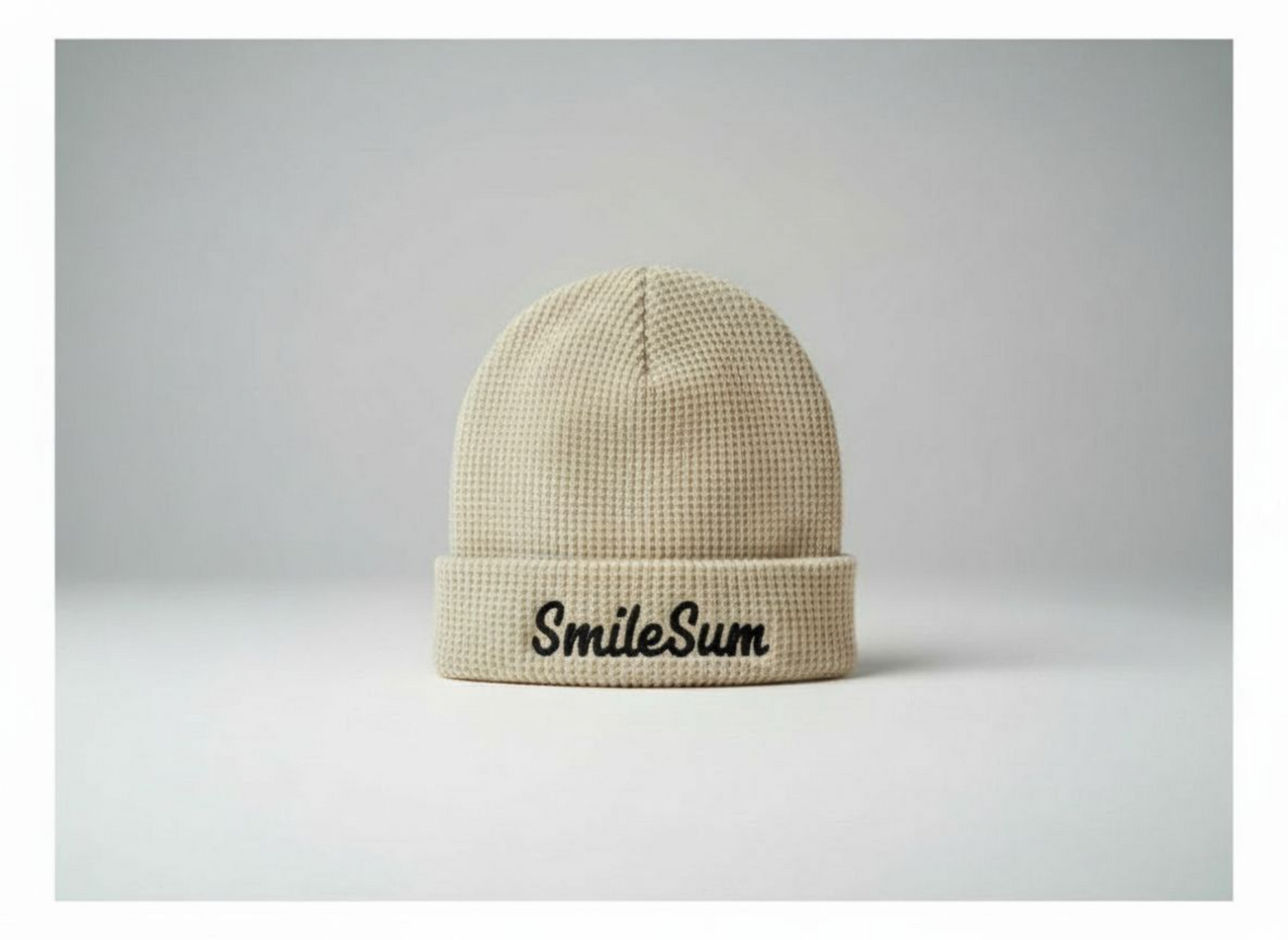 SmileSum Waffle Beanie